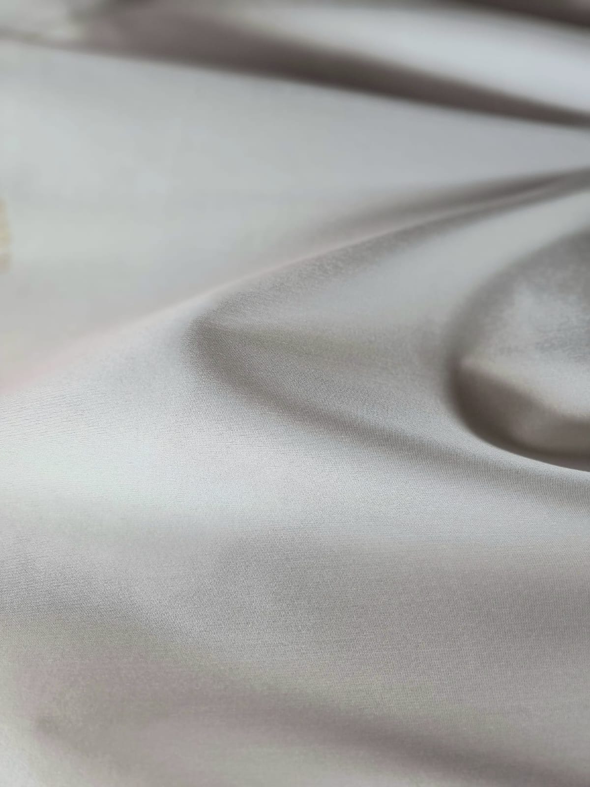 Tafta cu matase naturala - design uni, Alb optic - imagine 4