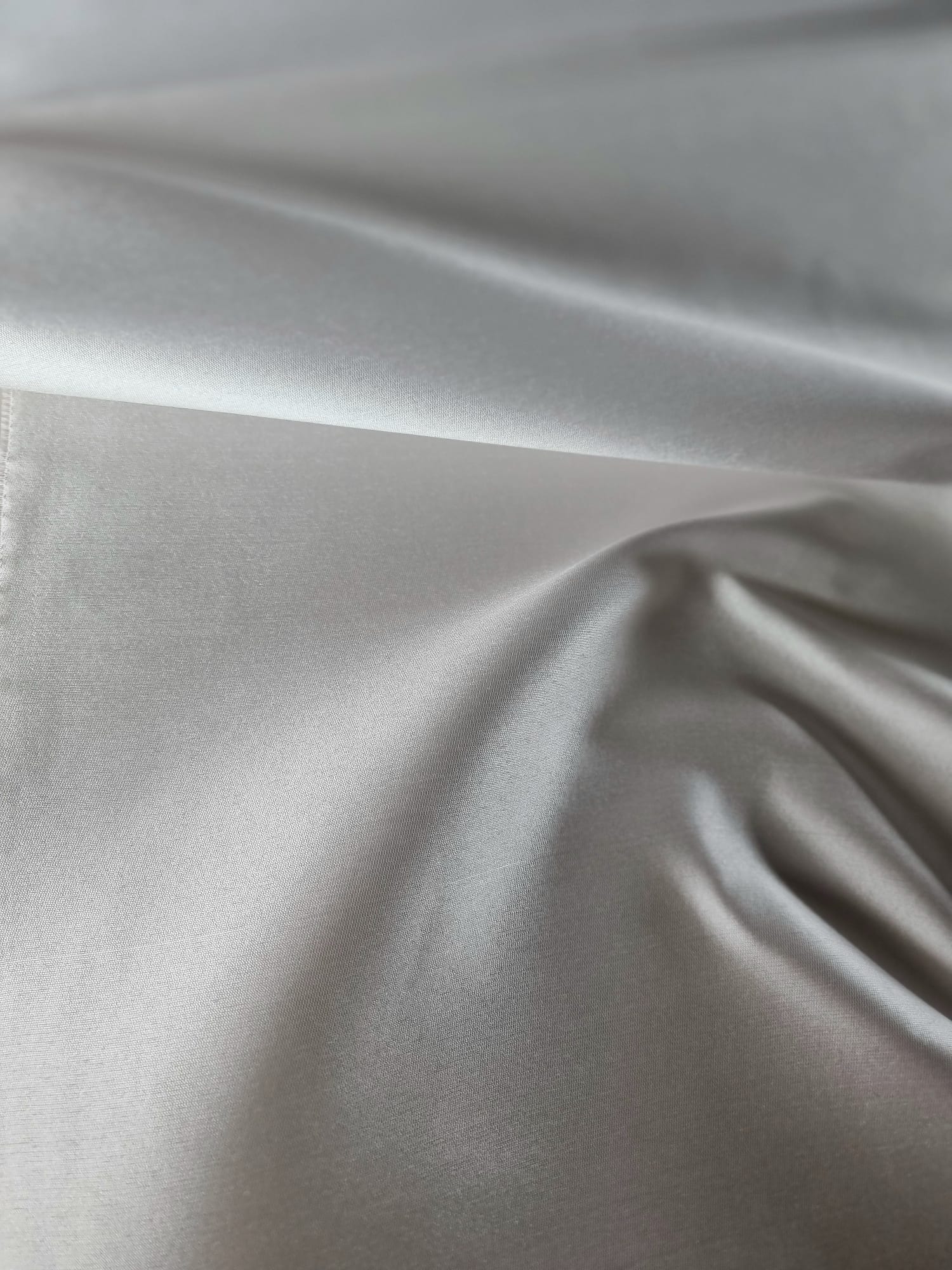 Tafta cu matase naturala - design uni, Alb optic - imagine 7