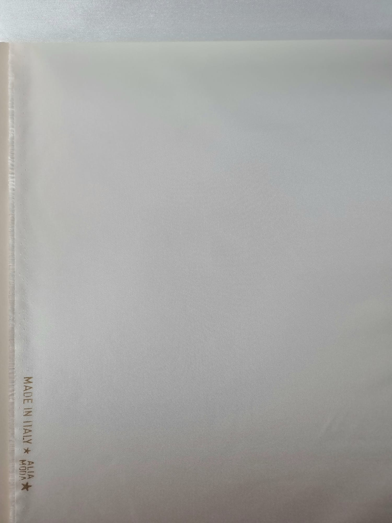 Tesatura Tafta mixta - tip duchesse design uni, Alb - imagine 4