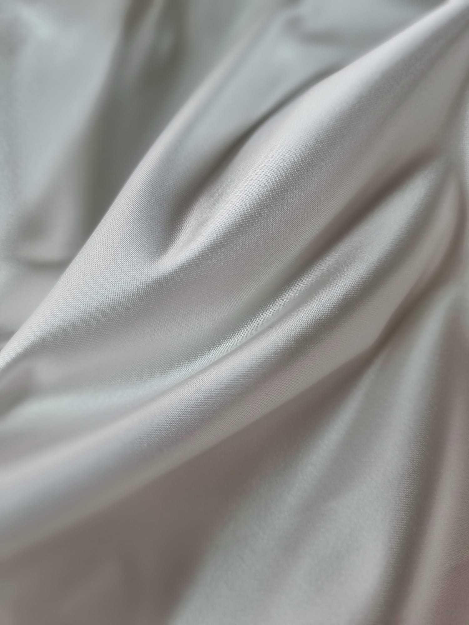 Tesatura Tafta mixta - tip duchesse design uni, Alb - imagine 5