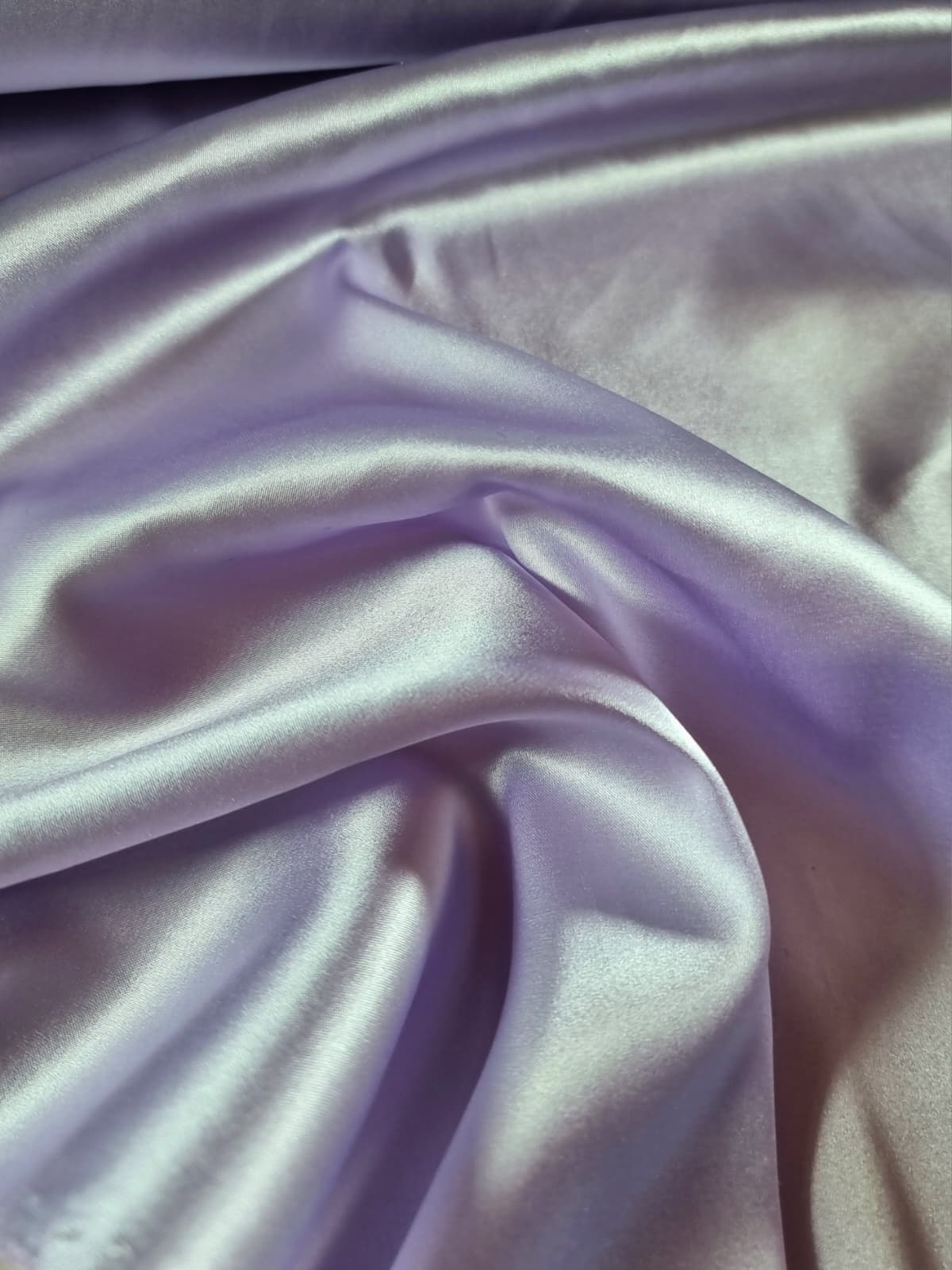 Tesatura crepe de chine din matase naturala - design uni double face, Lila - imagine 7