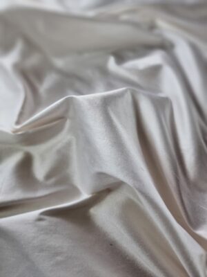 Tesatura shantung din matase naturala - design uni, Ivoire