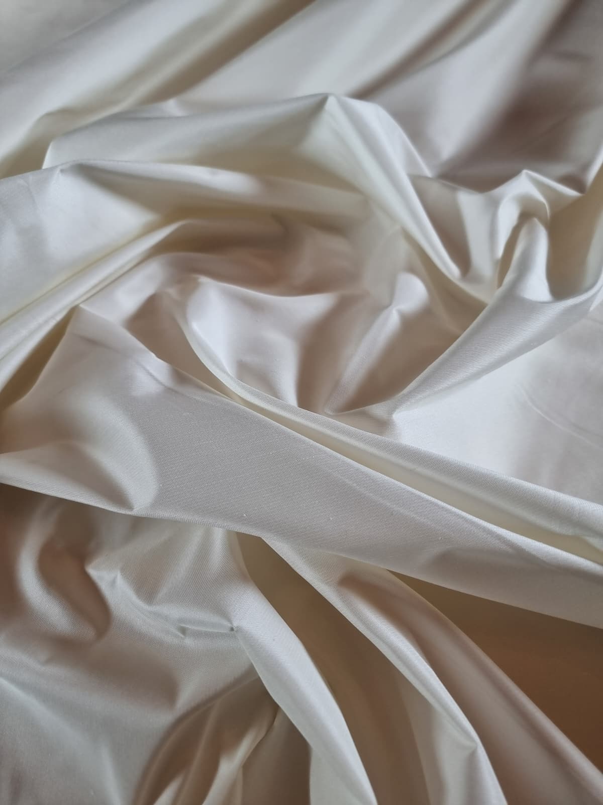 Tesatura shantung Ivoire - design uni - imagine 8