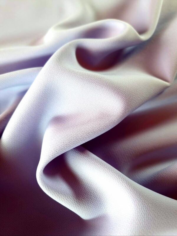 Tesatura dublu crepe strech –  design uni, Lavandă pal