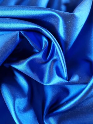 Tesatura shantung din matase naturala  - design uni, Albastru royal