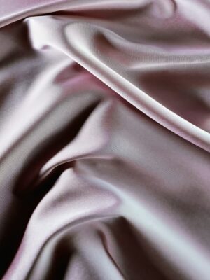 Tafta plina double face - sidefata si satinata, Roz pudra, Roz Perla
