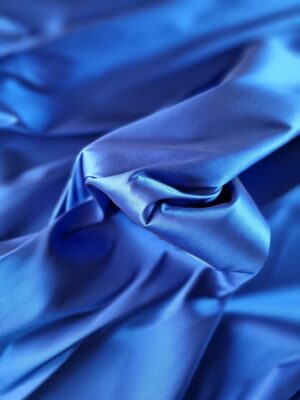 Tafta elastica -  design uni , Albastru royal