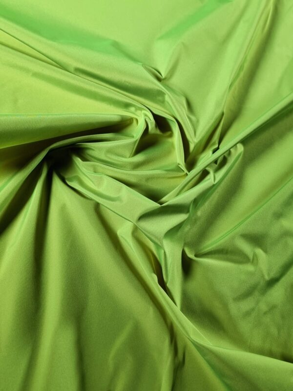 Tafta faille tip hartie – design uni , Verde lime luminos