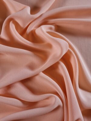 Voal din matase naturala - design uni,  Piersiciu