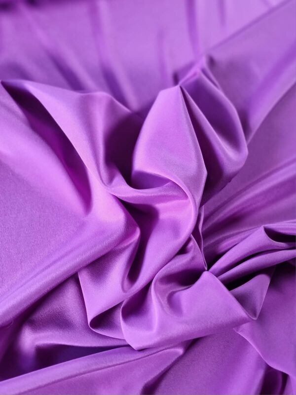 Crepe din mătase naturală, mat, fără elastan — Violet deschis